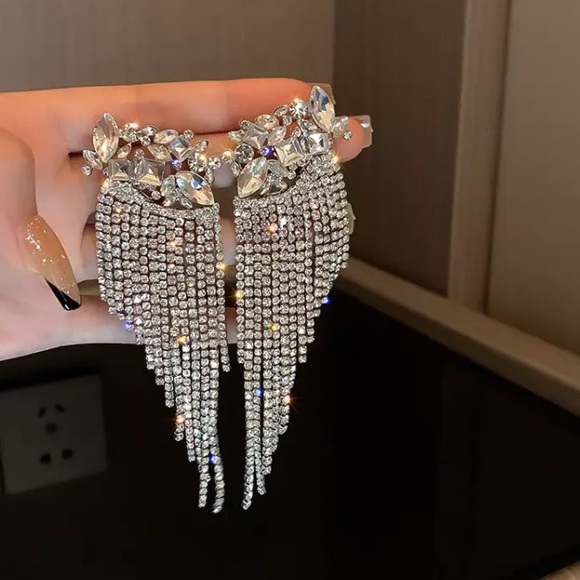 ⭐️ Luxury Rhinestone Earrings - Picture 4 of 7